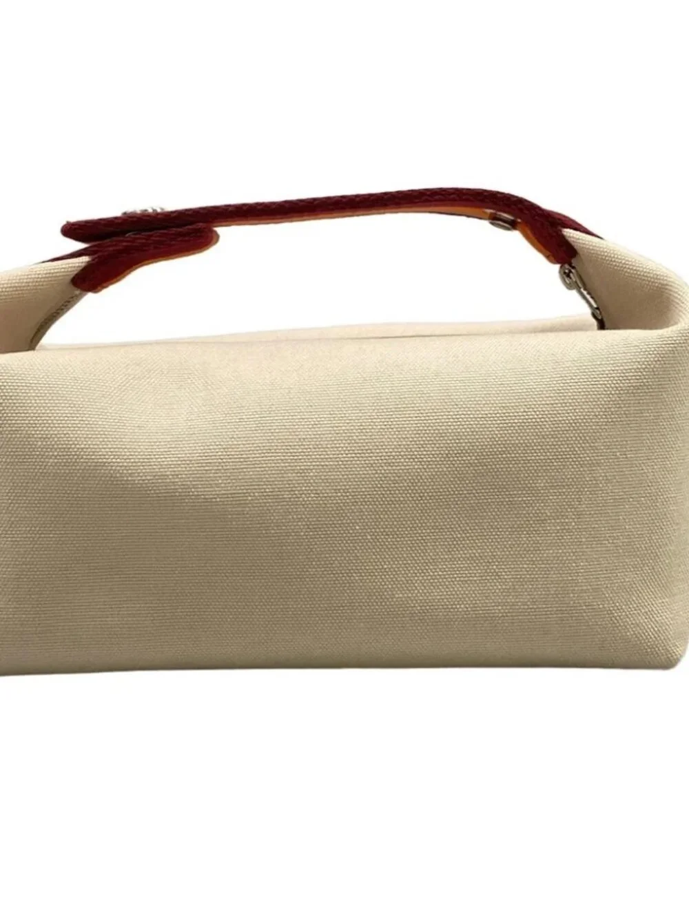 HERMES Natural Cotton None Pouch